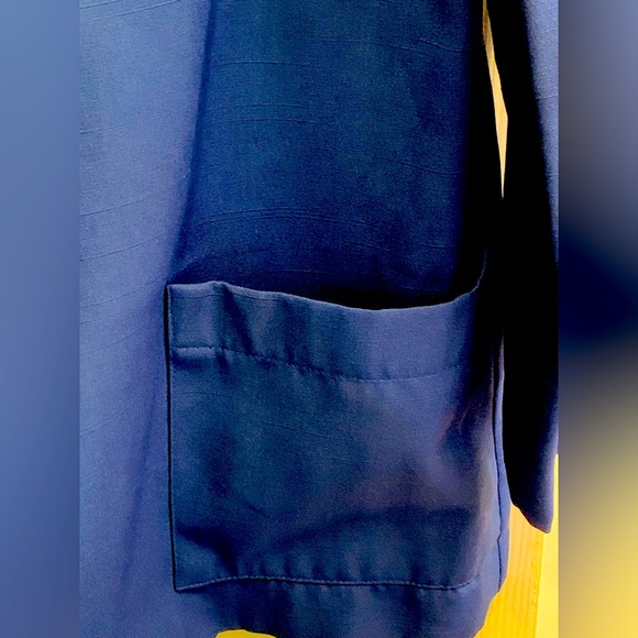 Royal Blue Jacket Blazer Size 12 Requirements Petite Made in the USA Vintage - Picture 9 of 9